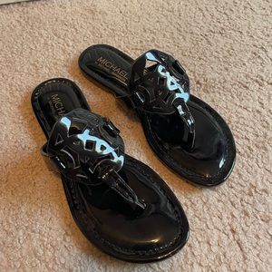 Black Flip Flops Never Worn